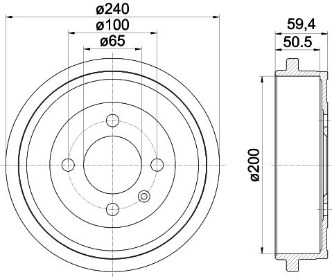 HELLA PAGID Jarrurumpu 8DT 355 301-571